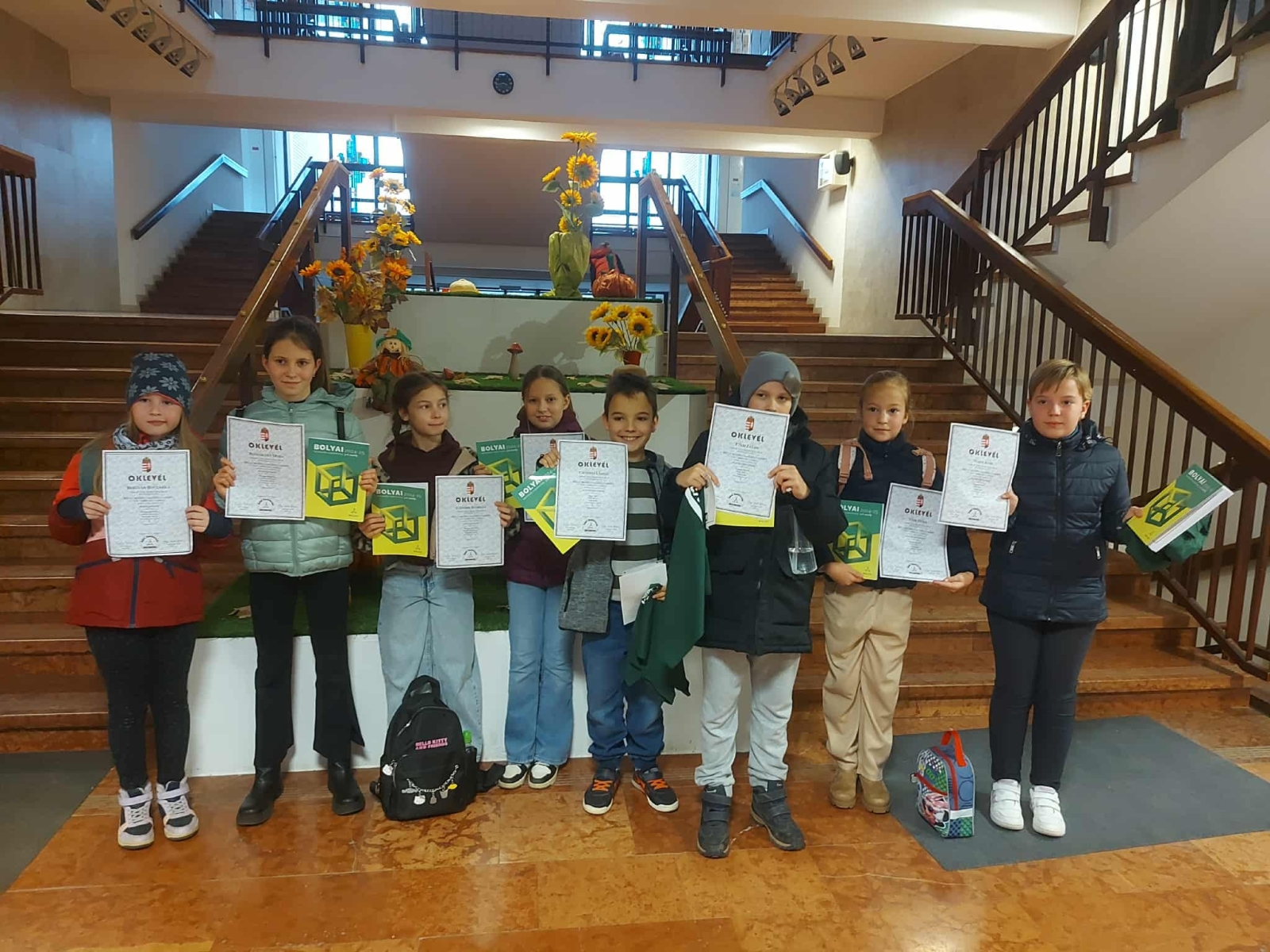4. évfolyam csapatai szép eredményeket értek el a Bolyai matematikai csapatversenyen 