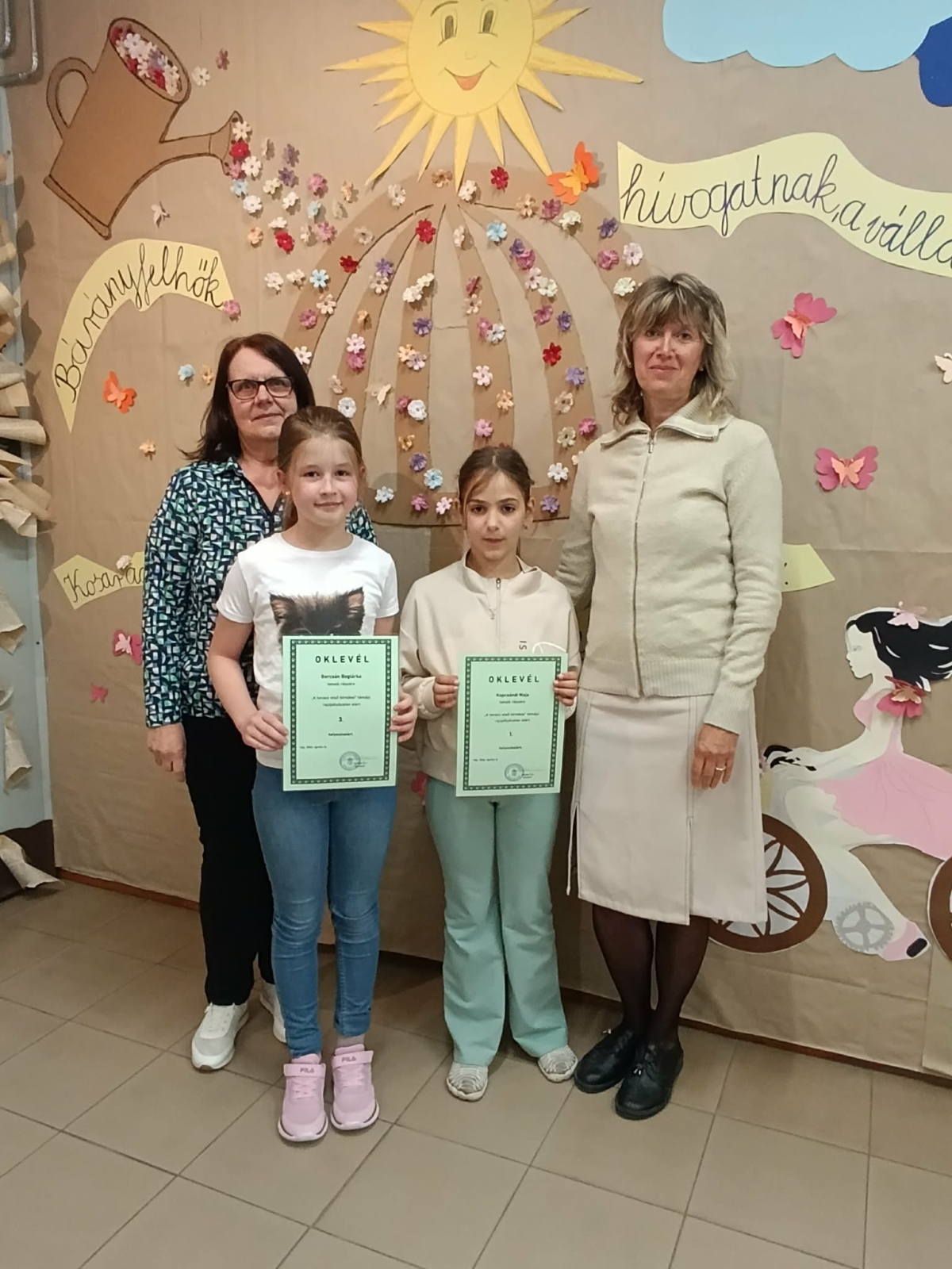 A vépi "A tavasz első hírnökei" c. vármegyei rajzpályázat eredményei