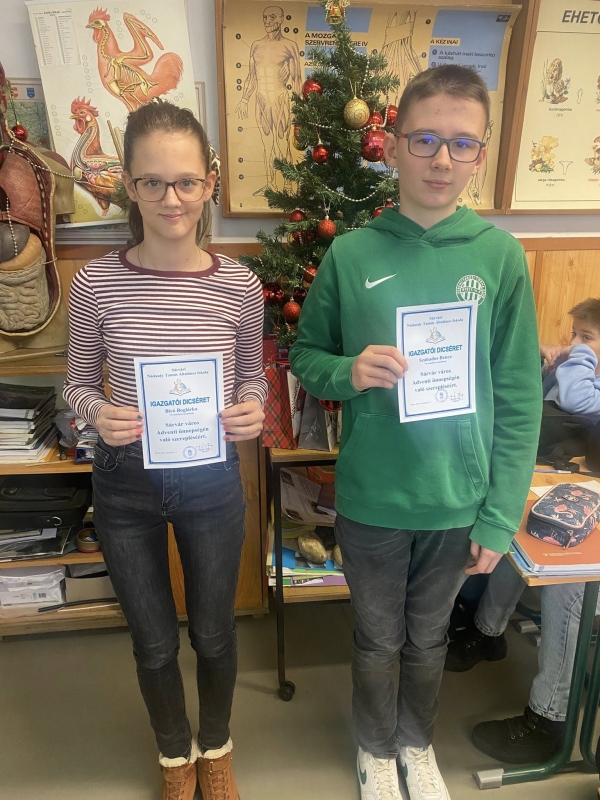 Karácsonyi műsor iskolánkban