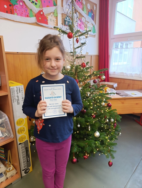 Karácsonyi műsor iskolánkban