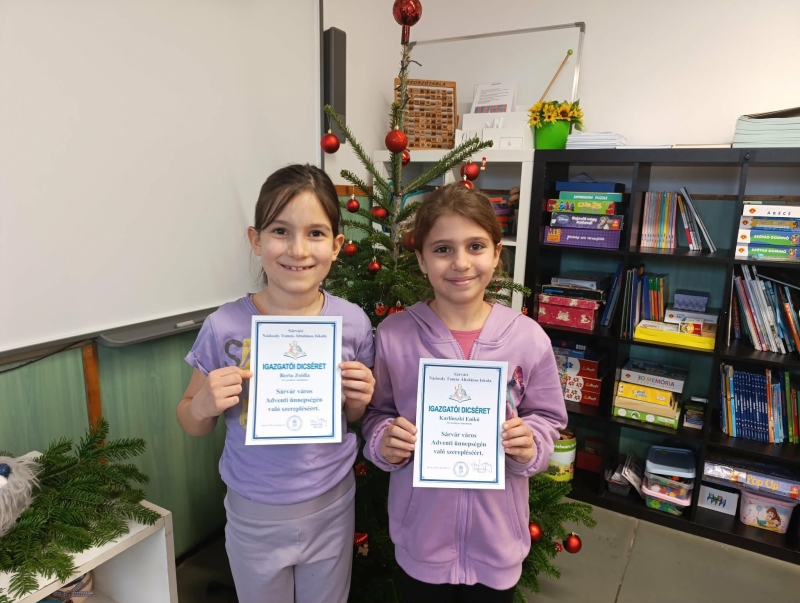 Karácsonyi műsor iskolánkban