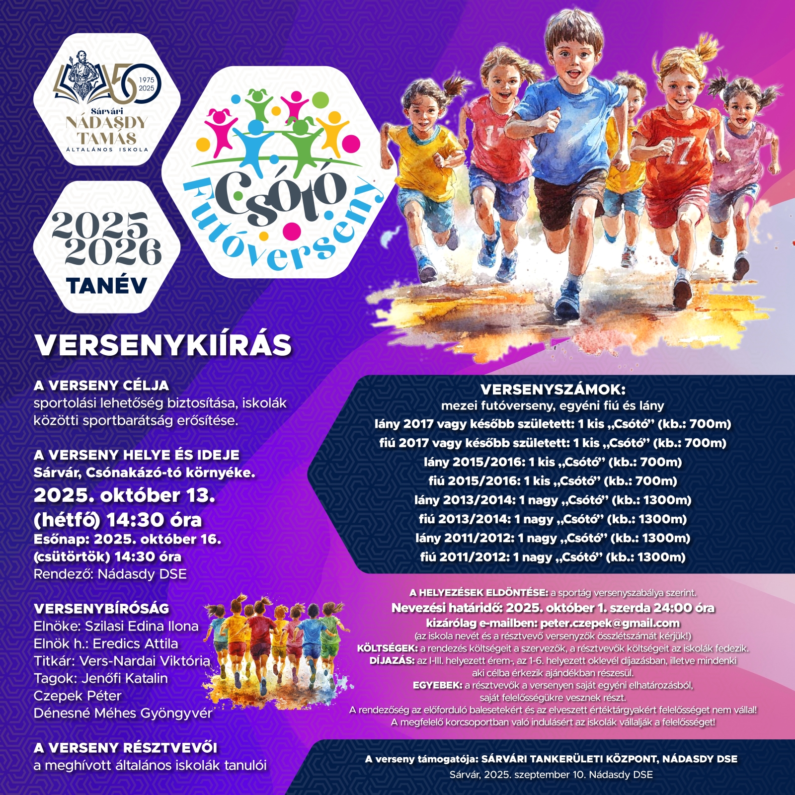 Nádasdy Csótó Futóverseny