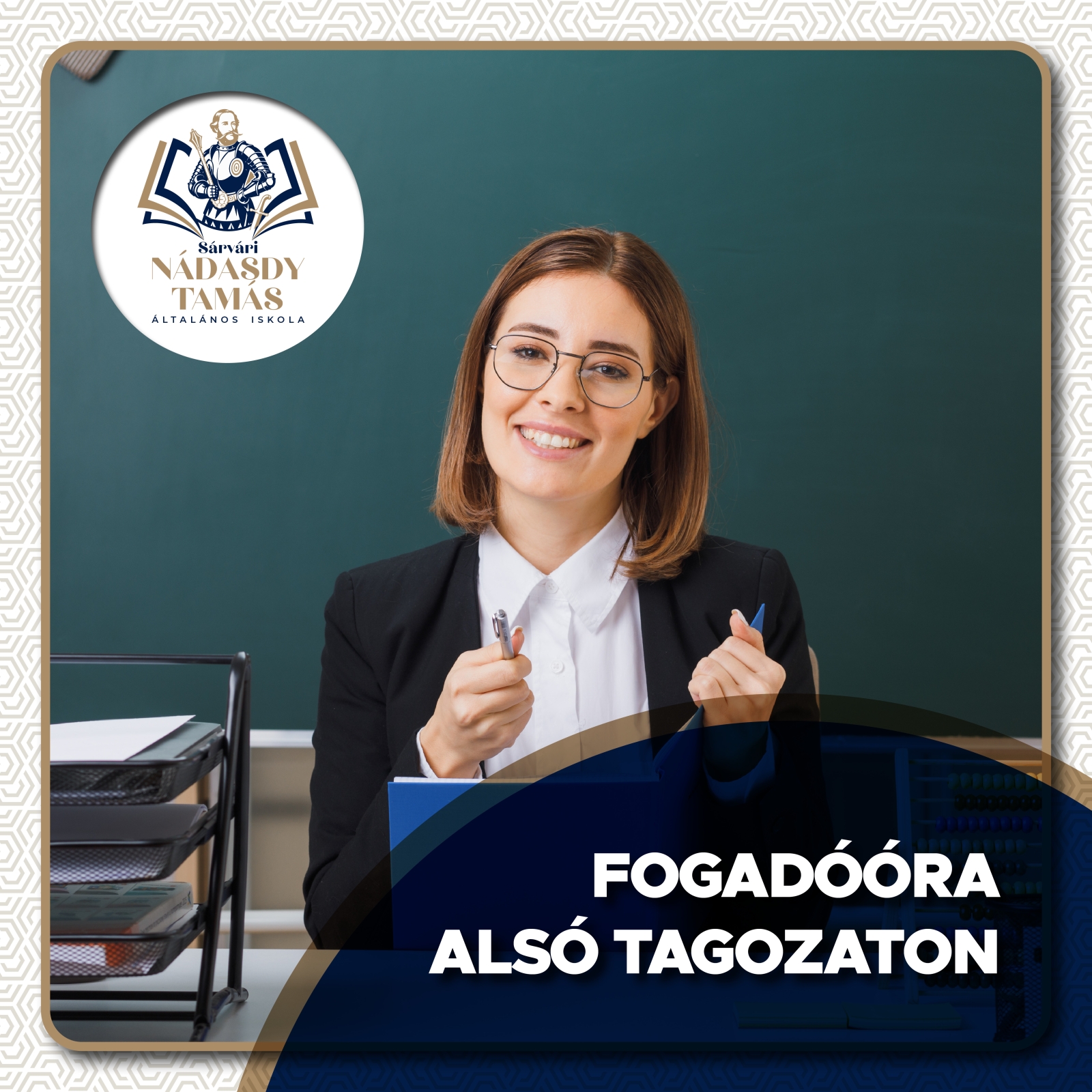 Fogadóóra alsó tagozaton 