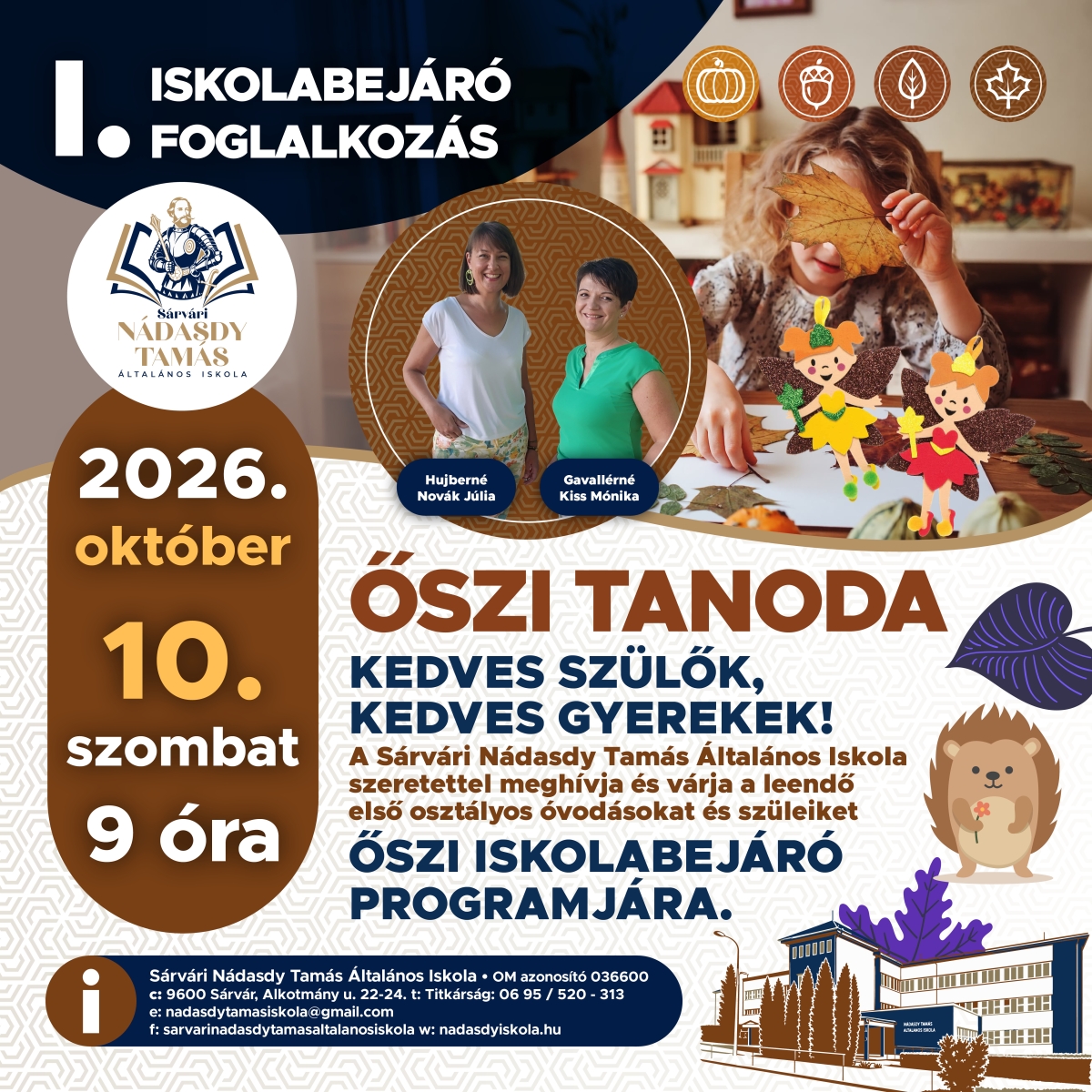 1.Iskolabejáró foglalkozás