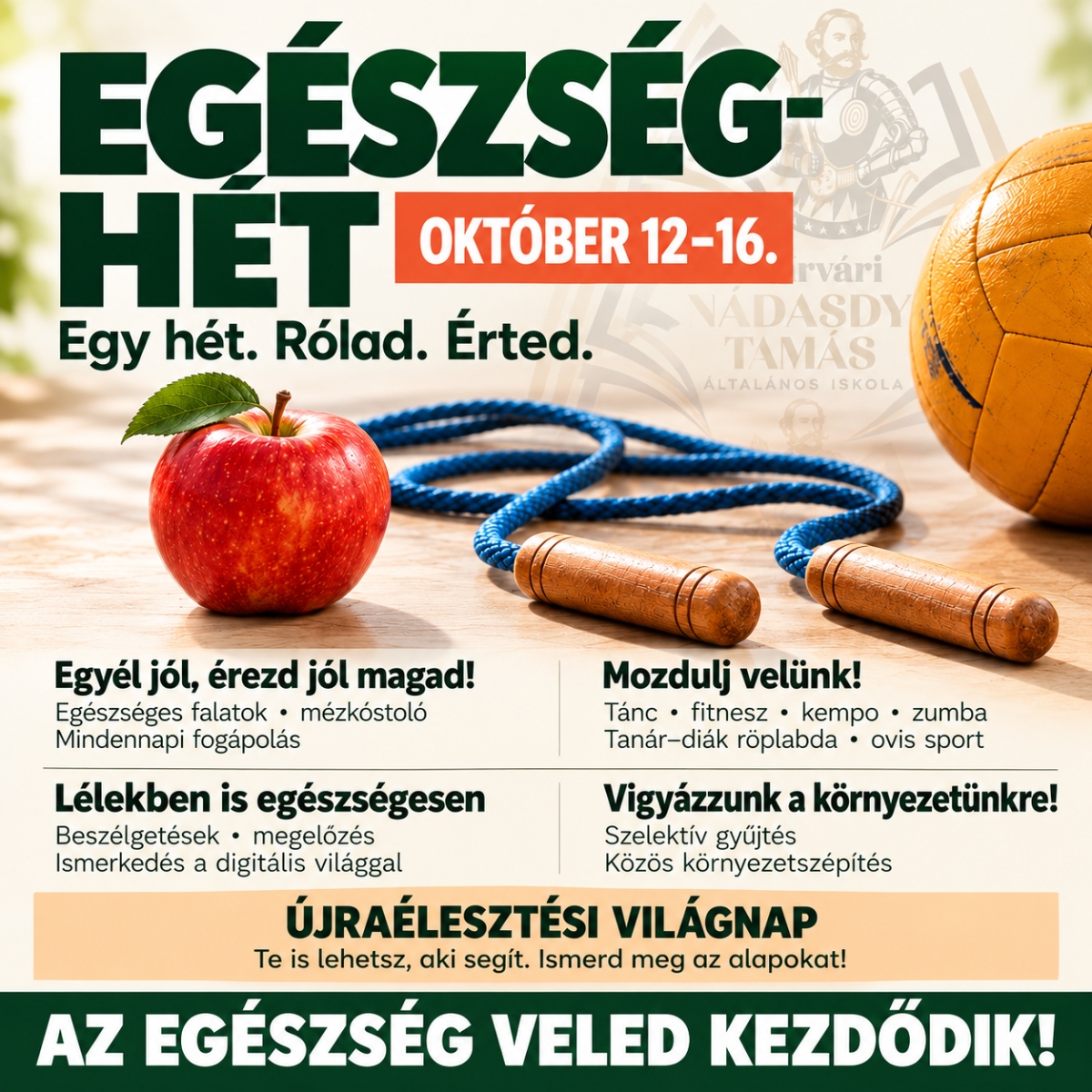 Egészséghét 2026. október 12-16.