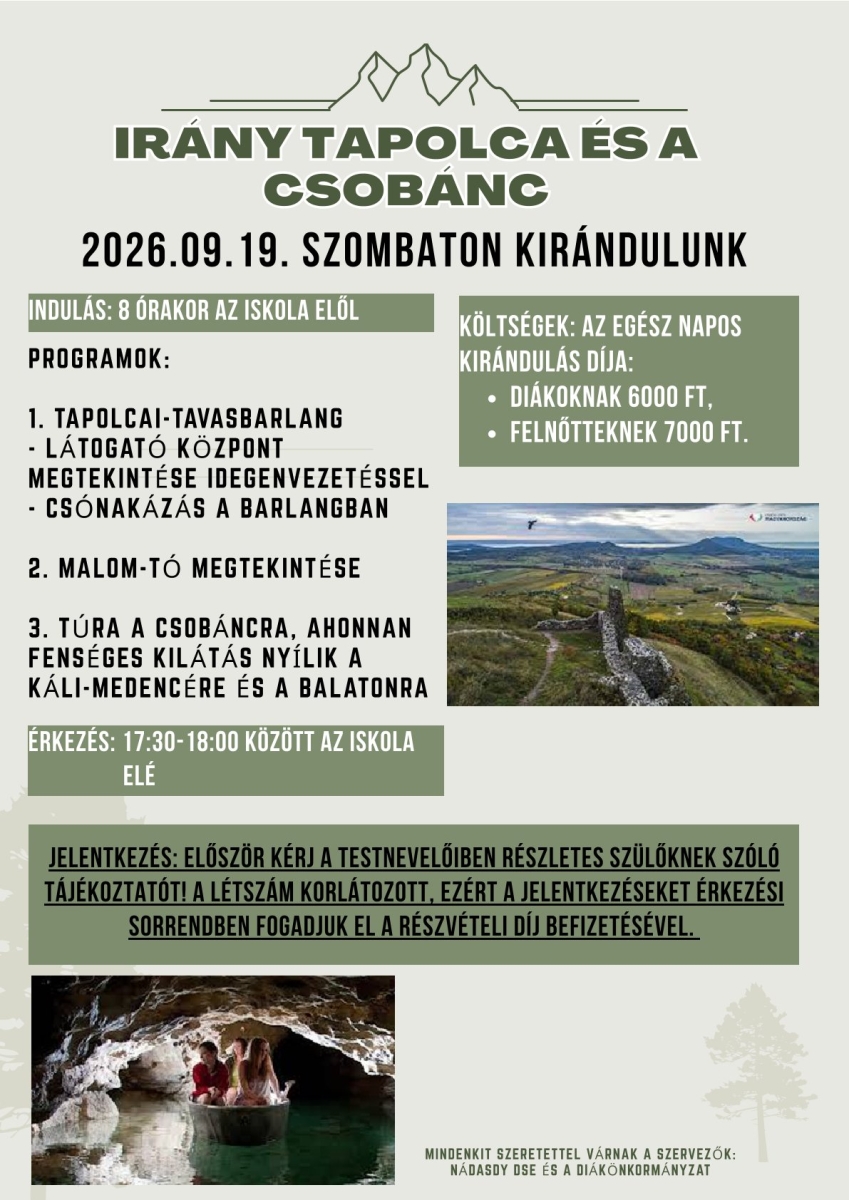 Gyalogtúra a DÖK és a DSE szervezésében